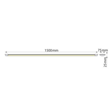 Brilagi - LED Лампа за под кухненски шкаф AVERO LED/45W/230V 150 см