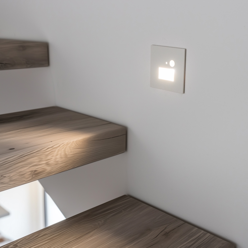 Brilagi - LED Лампа за стълбище със сензор за движение JACK LED/1,5W/230V 3000K/4000K/6500K бял