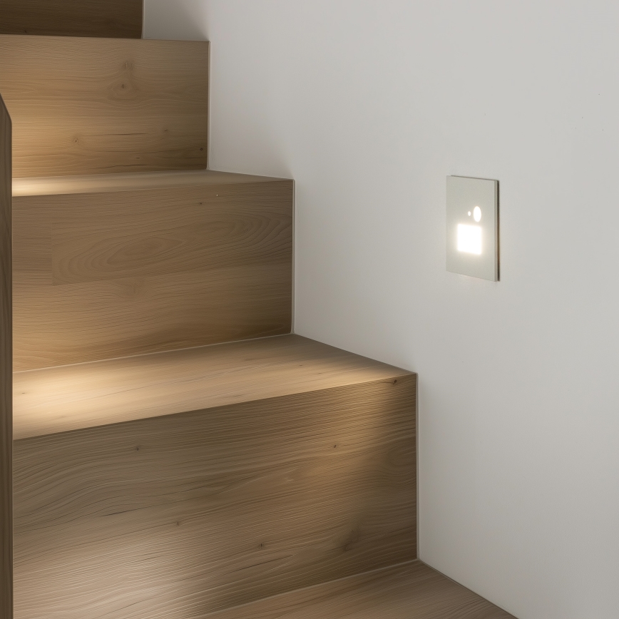 Brilagi - LED Лампа за стълбище със сензор за движение JACK LED/1,5W/230V 3000K/4000K/6500K бял