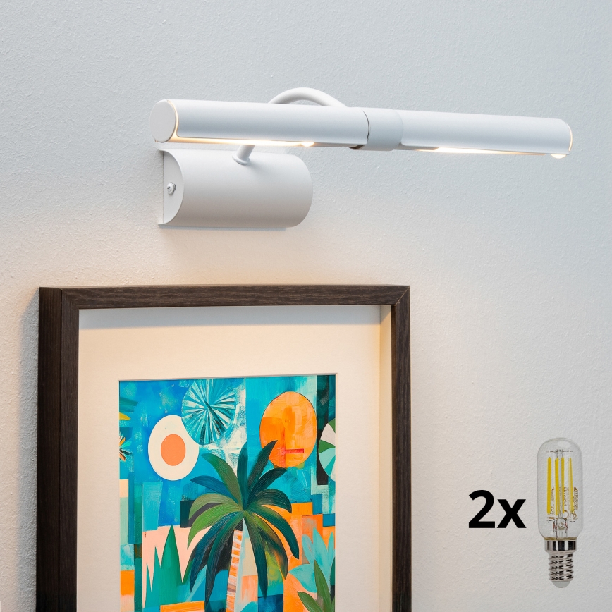 Brilagi - LED Лампа за картина DANAE 2xE14/4W/230V 3000K бял