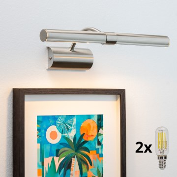 Brilagi - LED Лампа за картина DANAE 2xE14/4W/230V 3000K матов хром