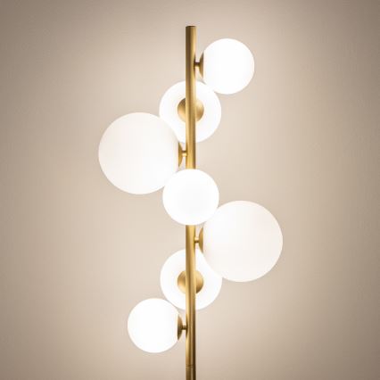 BRILAGI - LED Лампион MILLA 7xG9/3W/230V златист/бял
