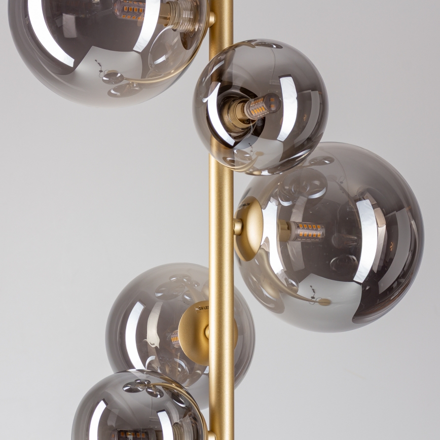 BRILAGI - LED Лампион MILLA 7xG9/3W/230V златист/опушен