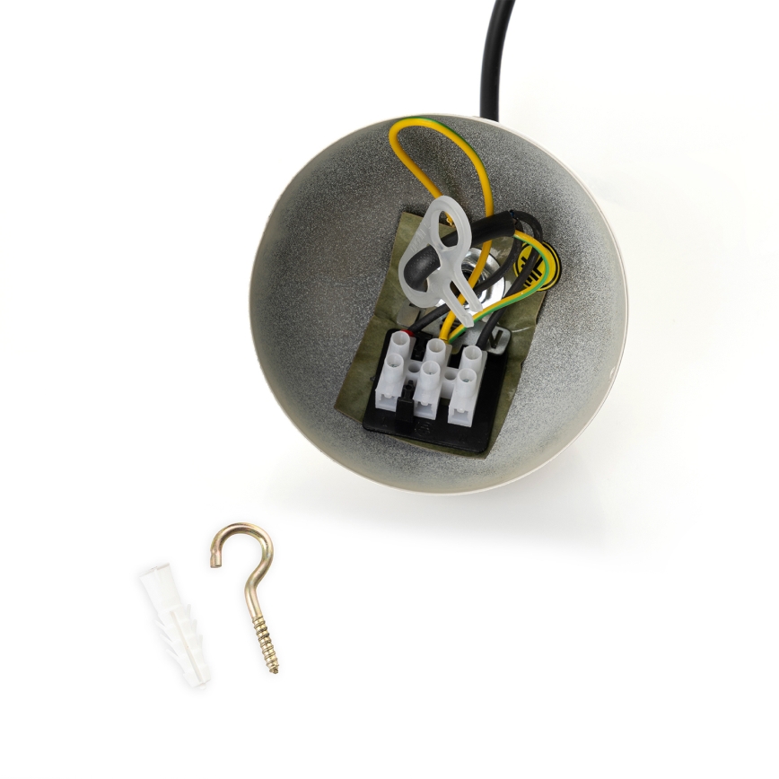 Brilagi - LED люстра на кабел METALO 1xE27/40W/230V Ø 40 см бежова/медна
