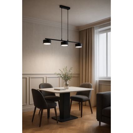 Brilagi - LED люстра на кабел MONO 3xGX53/30W/230V черна