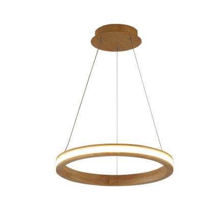 Brilagi - LED люстра на кабел UMEA WOOD LED/30W/230V Ø 40 см, дърво