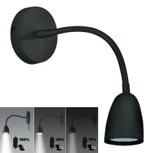 Brilagi - LED Малък димируем аплик LED/4W/230V черен