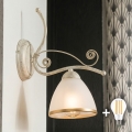 Brilagi - LED настенна лампа ANTICO 1xE27/60W/230V 3000K бяла патина