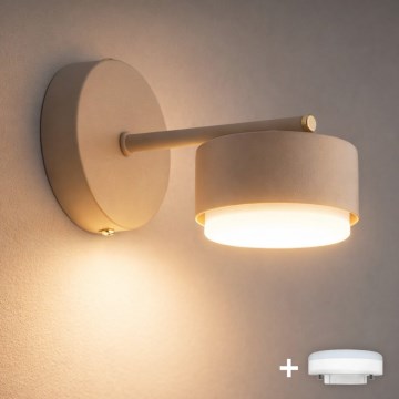 Brilagi - LED настенна лампа MONO 1xGX53/30W/230V бежова