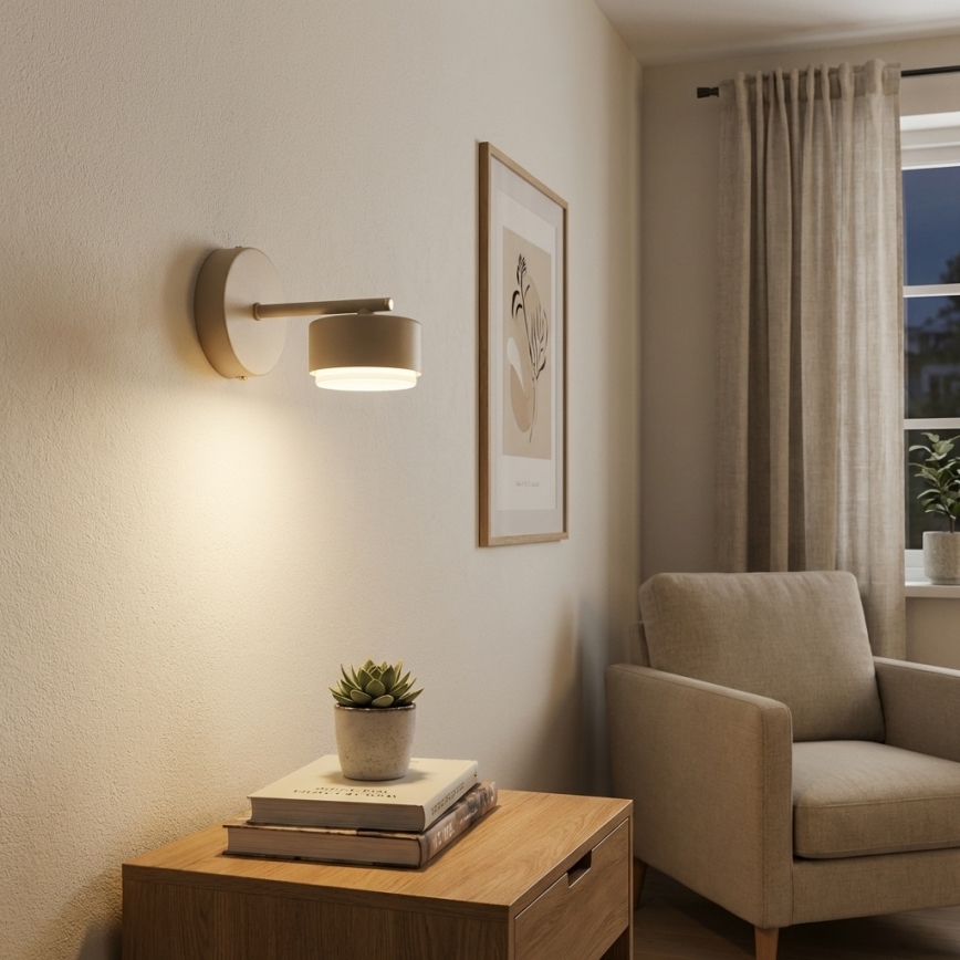 Brilagi - LED настенна лампа MONO 1xGX53/30W/230V бежова