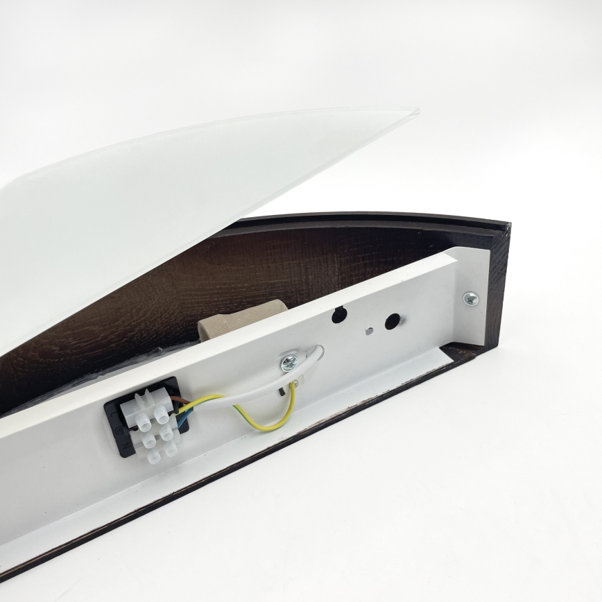 Brilagi - LED настенно осветително тяло CARVALHO SMOKEY 1xE27/60W/230V дъб