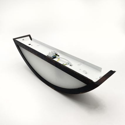 Brilagi - LED настенно осветително тяло CARVALHO SMOKEY 1xE27/60W/230V дъб