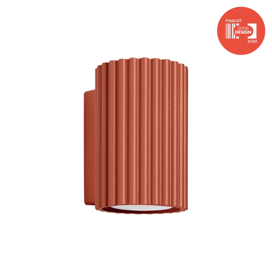 Brilagi - LED настенно осветително тяло CRESTO 1xGU10/10W/230V 10 см червено