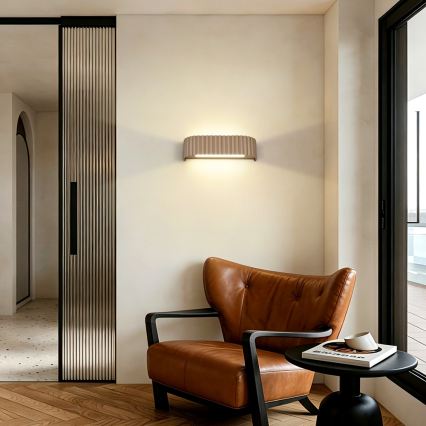 BRILAGI - LED стенен аплик FALCON MODERN LED/10W/230V 30 cm 3000/4500/6000K бежов