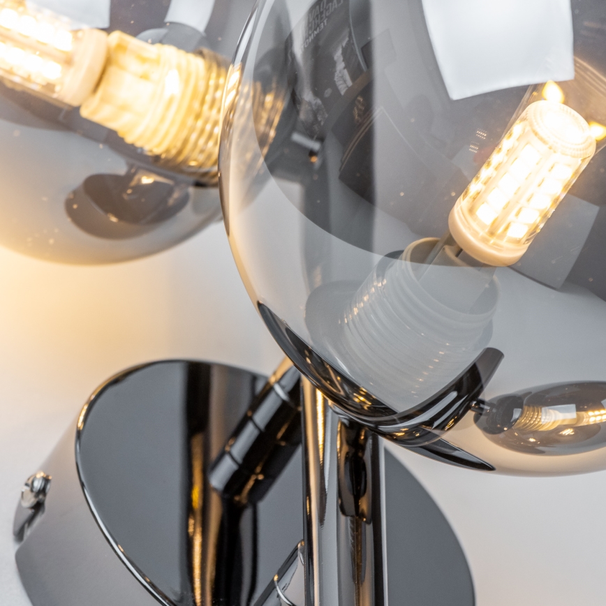 Brilagi - LED Настенно осветително тяло MILLA 3xG9/3W/230V черен хром/опушено