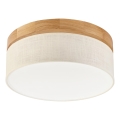 Brilagi - LED Настенно-тръбова лампа BELLADONNA LED/20W/230V диаметър 30 см крем/дъб