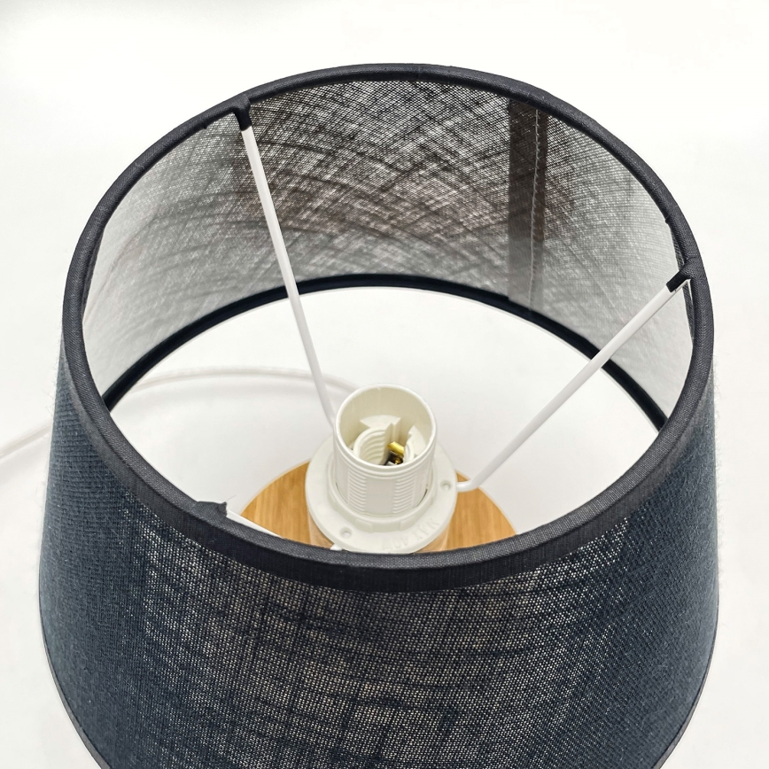 Brilagi - LED Настолна лампа ANTHONY 1xE14/40W/230V дъб/черен