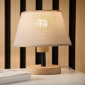 Brilagi - LED Настолна лампа ANTHONY 1xE27/60W/230V дъб/бежов
