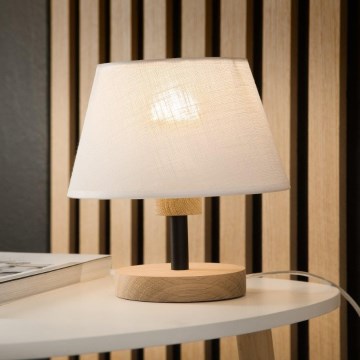 Brilagi - LED Настолна лампа ANTHONY 1xE27/60W/230V дъб/бял