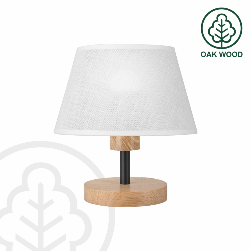 Brilagi - LED Настолна лампа ANTHONY 1xE27/60W/230V дъб/бял