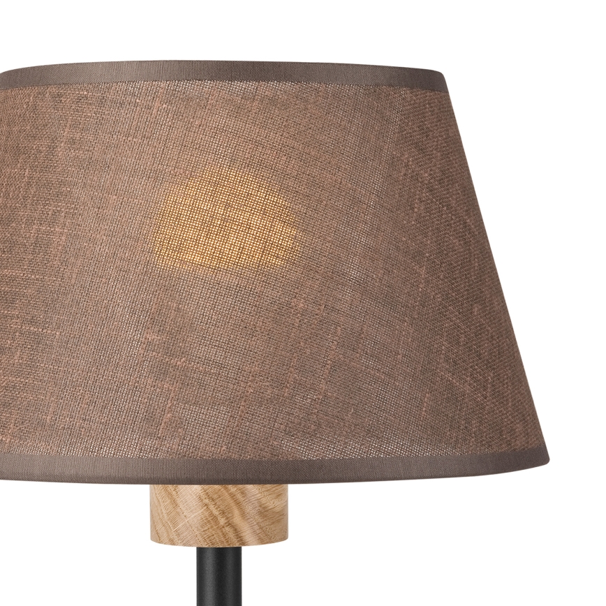 Brilagi - LED Настолна лампа ANTHONY 1xE27/60W/230V дъб/кафяв