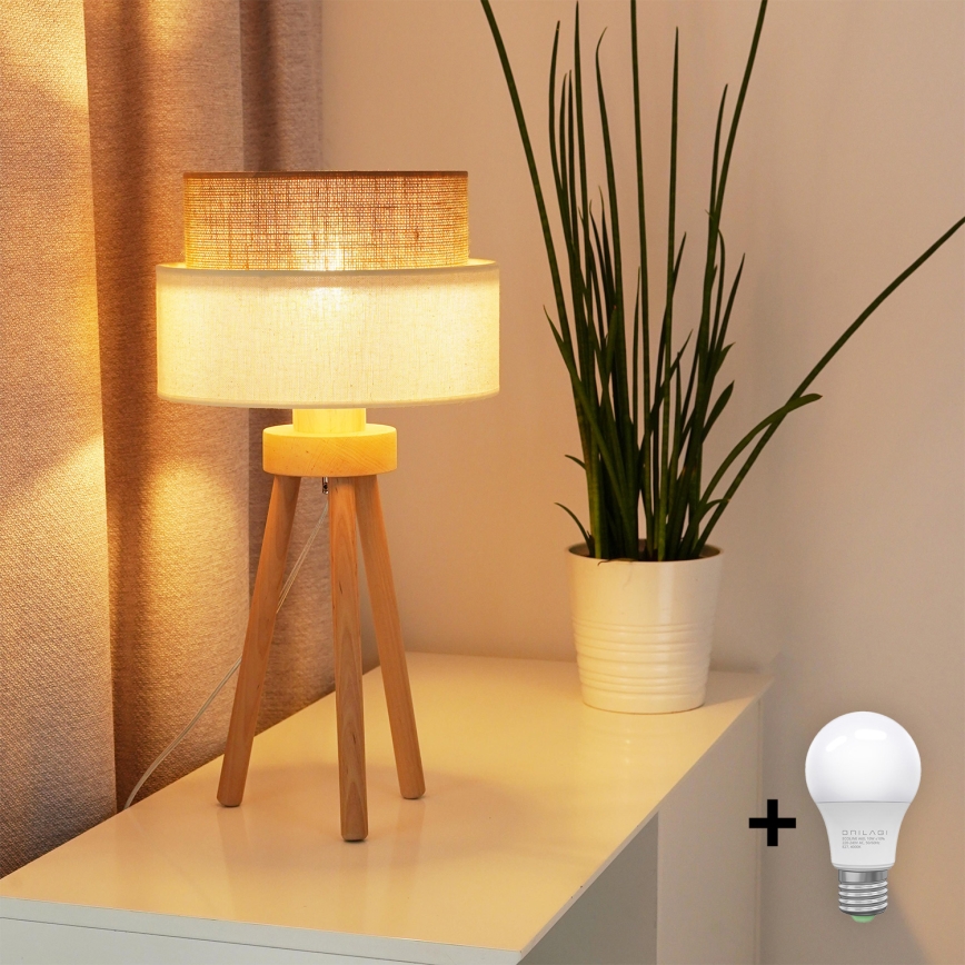 Brilagi - LED Настолна лампа BOHO STYLE 1xE27/15W/230V
