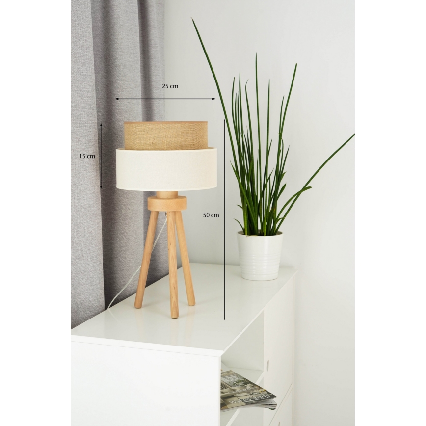 Brilagi - LED Настолна лампа BOHO STYLE 1xE27/15W/230V