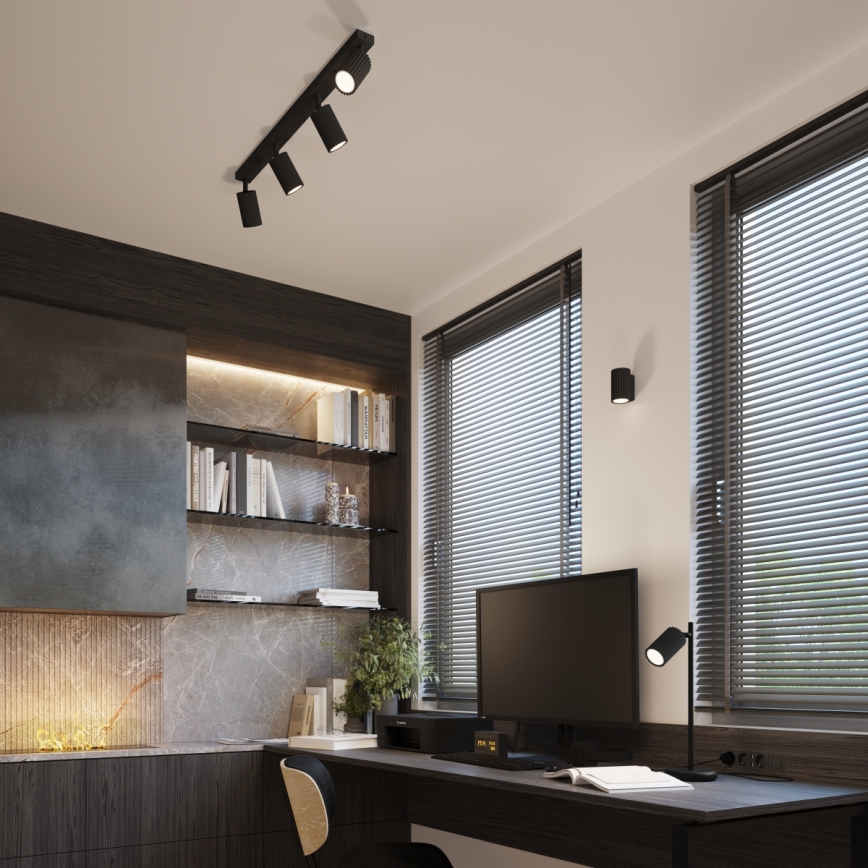 Brilagi - LED настолна лампа CRESTO 1xGU10/10W/230V черна