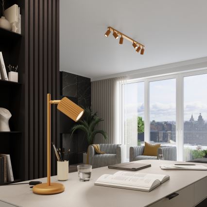 Brilagi - LED настолна лампа CRESTO 1xGU10/10W/230V златна