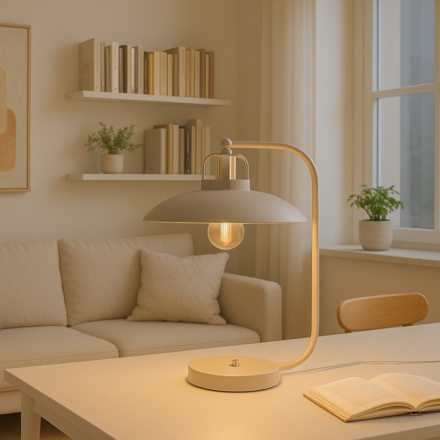 Brilagi - LED Настолна лампа FLAMENGO 1xE27/60W/230V бежов