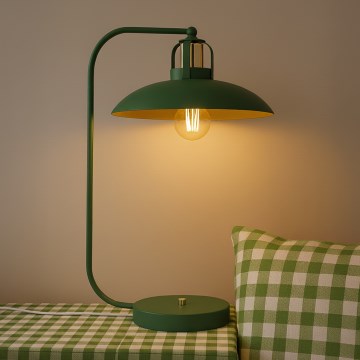 Brilagi - LED Настолна лампа FLAMENGO 1xE27/60W/230V зелен