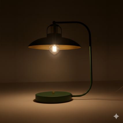 Brilagi - LED Настолна лампа FLAMENGO 1xE27/60W/230V зелен