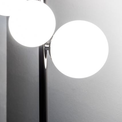 Brilagi - LED настолна лампа MILLA 4xG9/3W/230V черен хром/бял