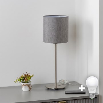 Brilagi - LED настолна лампа NUBILA 1xE27/60W/230V антрацит