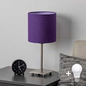 Brilagi - LED настолна лампа NUBILA 1xE27/60W/230V лилава