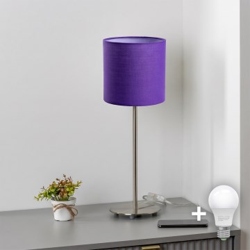Brilagi - LED настолна лампа NUBILA 1xE27/60W/230V лилава