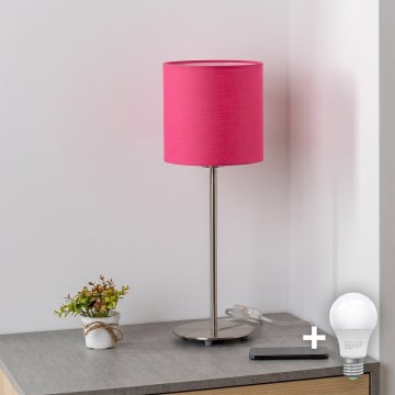 Brilagi - LED настолна лампа NUBILA 1xE27/60W/230V розова