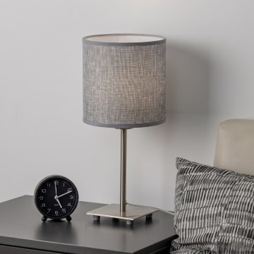 Brilagi - LED настолна лампа NUBILA 1xE27/60W/230V сива