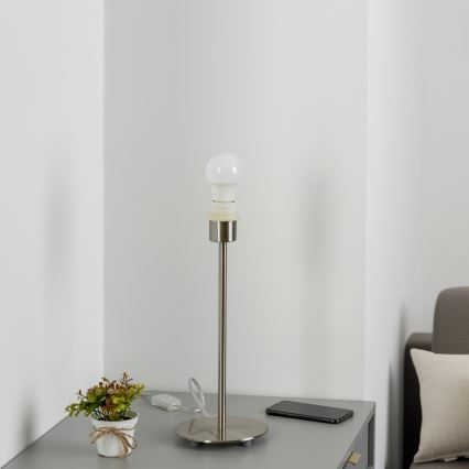 Brilagi - LED настолна лампа NUBILA 1xE27/60W/230V светлосива