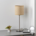 Brilagi - LED настолна лампа NUBILA 1xE27/60W/230V светлокафява