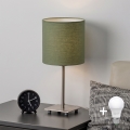 Brilagi - LED настолна лампа NUBILA 1xE27/60W/230V зелена