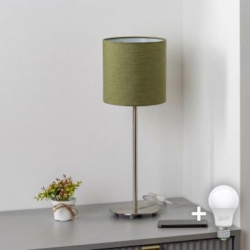 Brilagi - LED Настолна лампа NUBILA 1xE27/60W/230V зелена