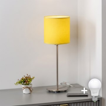 Brilagi - LED настолна лампа NUBILA 1xE27/60W/230V жълта