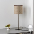 Brilagi - LED настолна лампа NUBILA 1xE27/60W/230V кафява