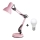 Brilagi - LED Настолна лампа ROMERO 1xE27/10W/230V розова