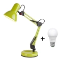Brilagi - LED Настолна лампа ROMERO 1xE27/10W/230V зелена