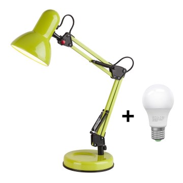 Brilagi - LED Настолна лампа ROMERO 1xE27/10W/230V зелена