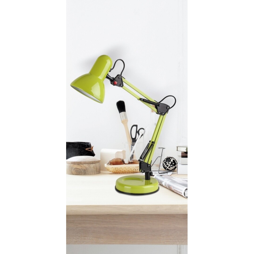 Brilagi - LED Настолна лампа ROMERO 1xE27/10W/230V зелена