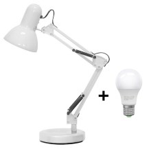 Brilagi - LED Настолна лампа ROMERO 1xE27/10W/230V бяла