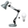 Brilagi - LED Настолна лампа ROMERO 1xE27/10W/230V сребриста